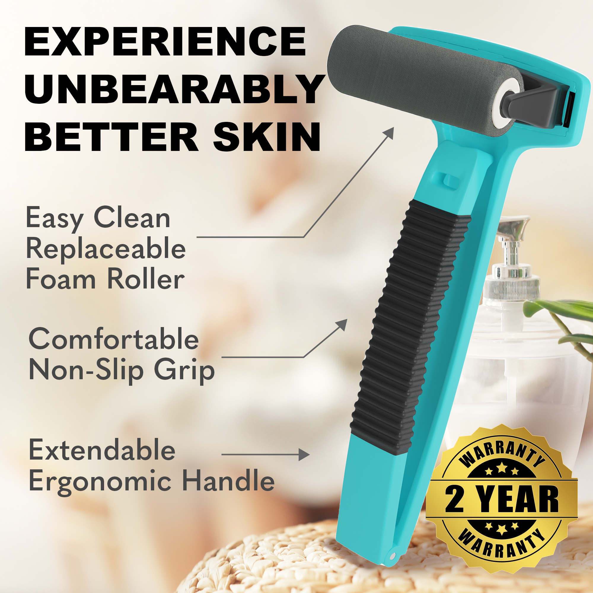 Bearback Rolling Lotion Applicator
