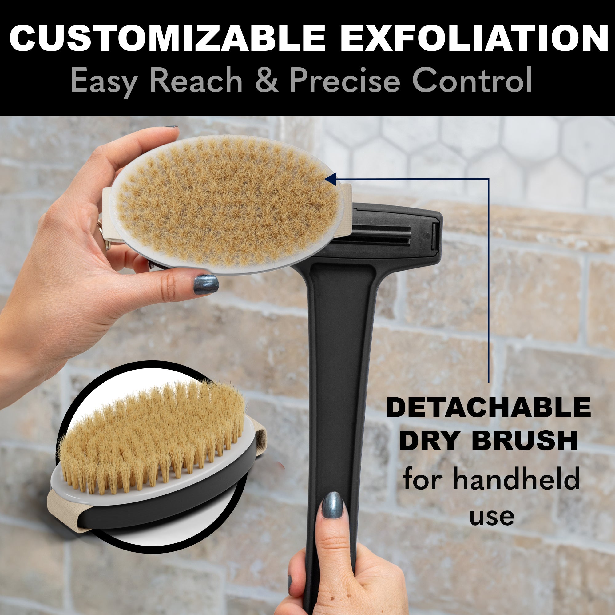 Bearback Dry Brushing Body Brush