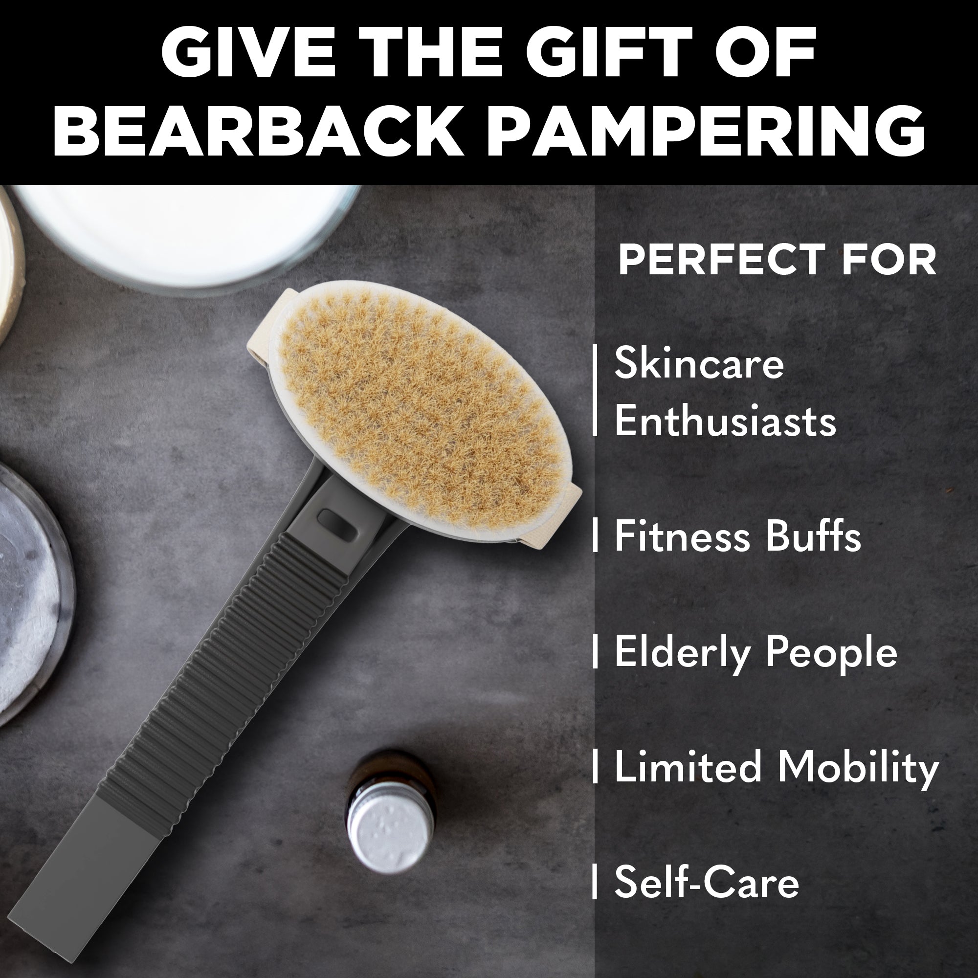 Bearback Dry Brushing Body Brush