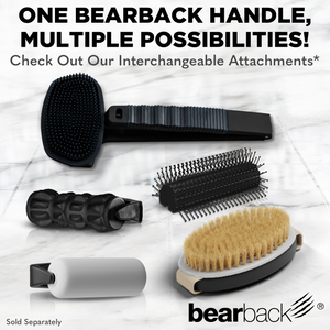 Bearback Silicone Bath & Shower Scrubber (for Back & Body)