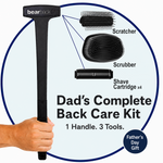 Load image into Gallery viewer, Dad's Complete Back Care Kit | Back Scratcher, Body Scrubber &amp; Back Shaver in One
