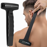 Load image into Gallery viewer, Man using the Bearback back shaver to shave body hair.
