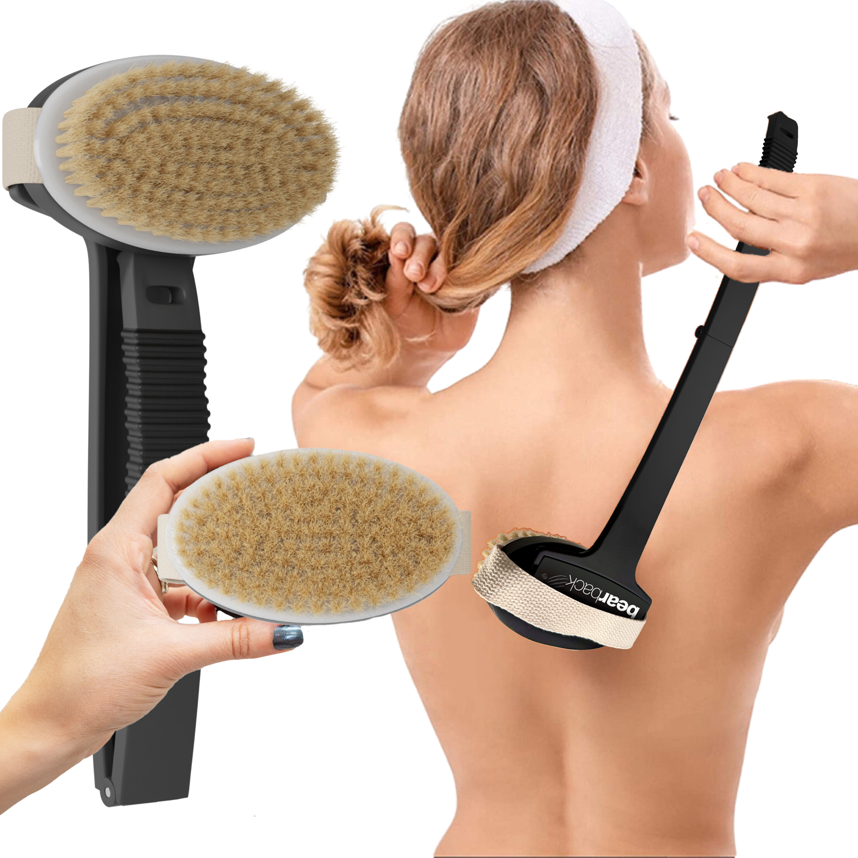 Bearback Dry Brushing Body Brush