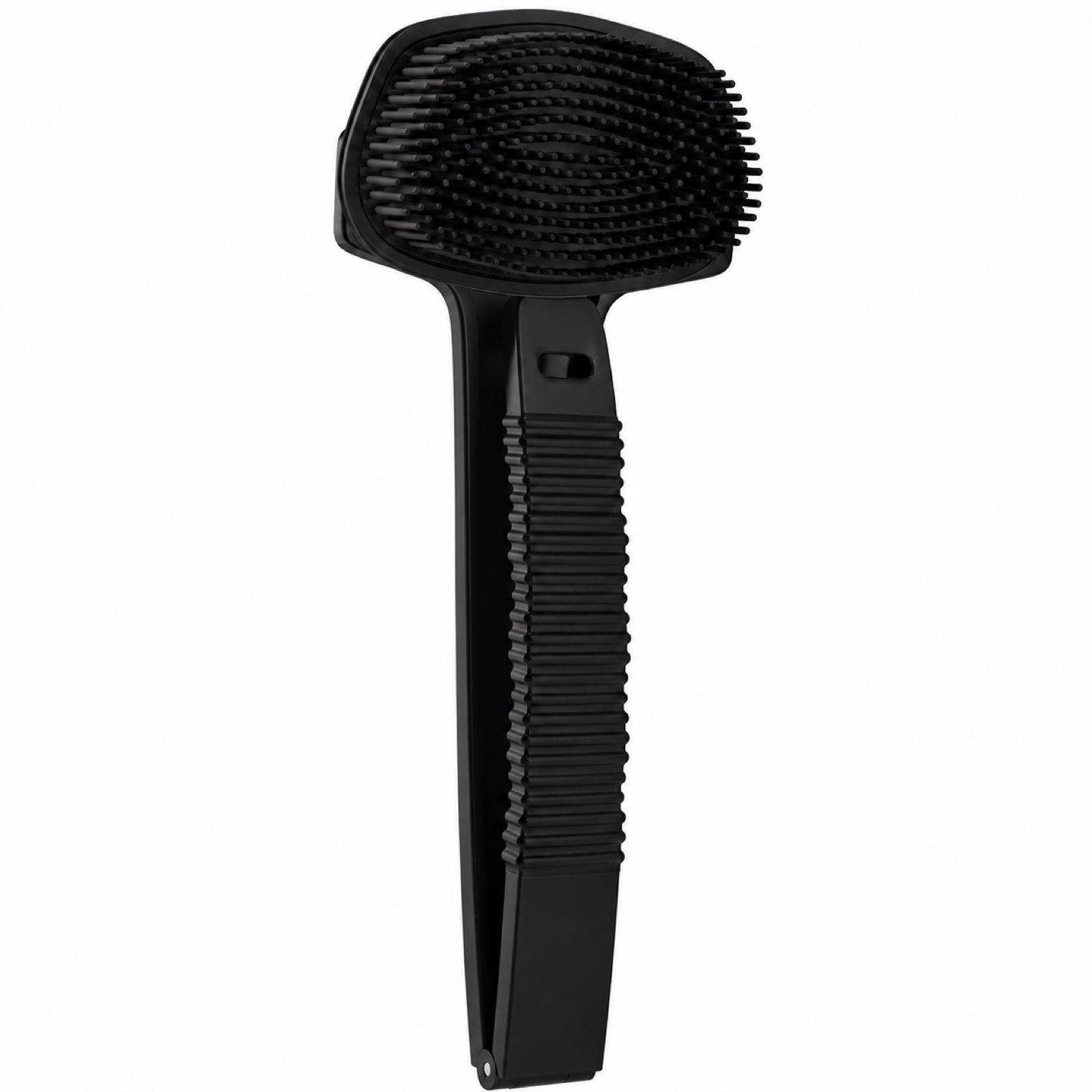Bearback silicone body scrubber with folding handle